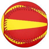 Balle De Softball Drapeau de Macédoine du Nord (Devant gauche)