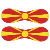 Balle De Softball Drapeau de Macédoine du Nord (Panneaux)