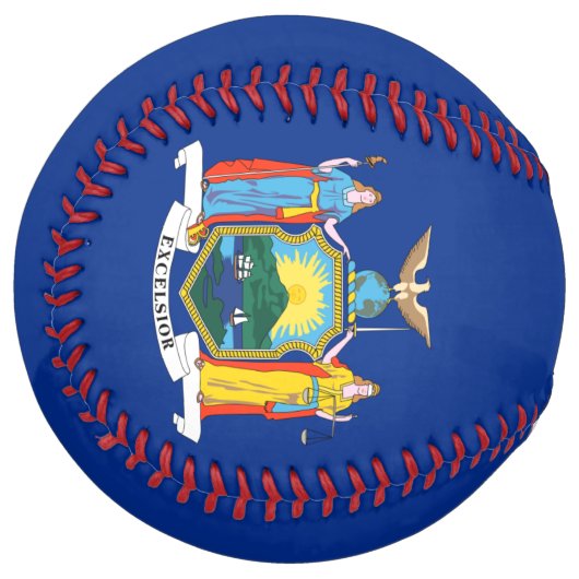 Balle De Softball Drapeau de New York, L'Empire State, Colonies amér (Devant gauche)