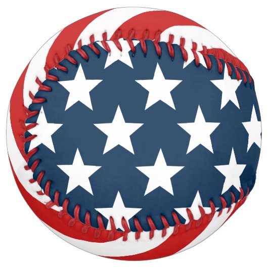 Balle De Softball Drapeau des États-Unis d'Amérique (Devant gauche)