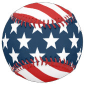 Balle De Softball Drapeau des États-Unis d'Amérique (Devant)