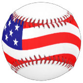 Balle De Softball Drapeau des Etats-Unis d'Amérique - vos idées (Dos)