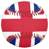 Balle De Softball Drapeau du Royaume-Uni (Dos)