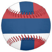 Balle De Softball Drapeau et blason de Serbie Patriotique (Dos)