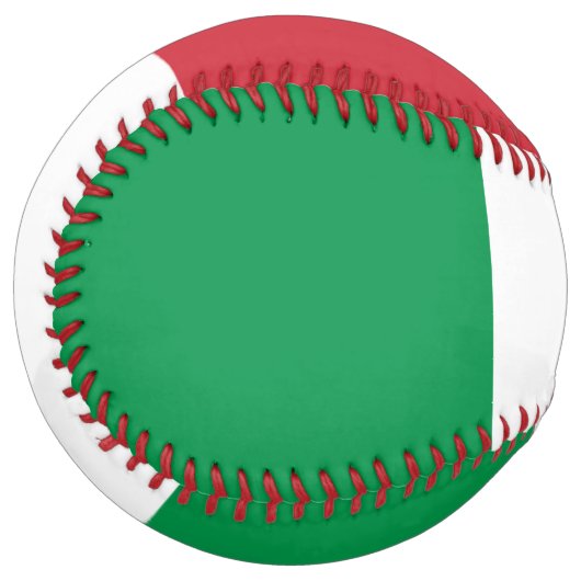Balle De Softball Drapeau Italie (Devant gauche)