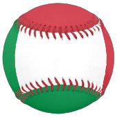 Balle De Softball Drapeau Italie (Dos)