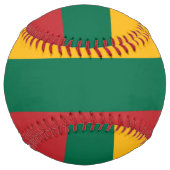 Balle De Softball Drapeau Lituanie (Dos)