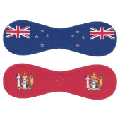 Balle De Softball Drapeau néo-zélandais et blason patriotique (Panneaux)