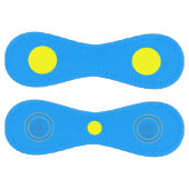 Balle De Softball Drapeau Palaos et blason Patriotique (Panneaux)