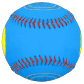 Balle De Softball Drapeau Palaos et blason Patriotique (Devant)