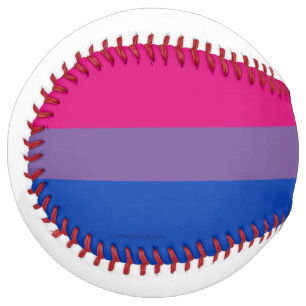 Balle De Softball Drapeau SlipperyJoe's Bisexual Pride lavande-rose