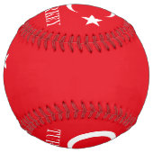 Balle De Softball Drapeau turc (Devant)
