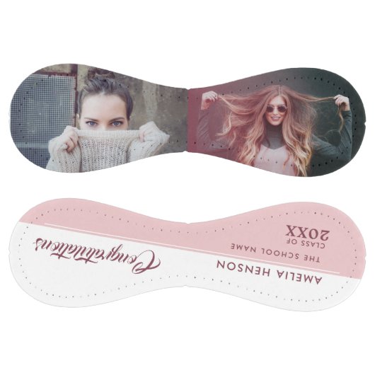 Balle De Softball Dusty Pink Félicitations Grad Grad Graduation 2 Ph (Panneaux)