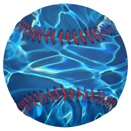 Balle De Softball Eau de la piscine bleu foncé (Devant)