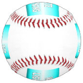 Balle De Softball Éclair blanc (Dos)