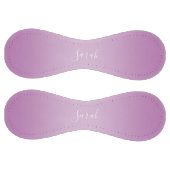 Balle De Softball Editable Soft Mauve Ombre & White Text Script (Panneaux)