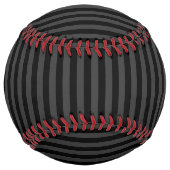 Balle De Softball Elagnat Black & Smoky Black Vertical Stripes (Dos)