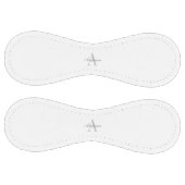 Balle De Softball Élégant Monogramme blanc et gris (Panneaux)