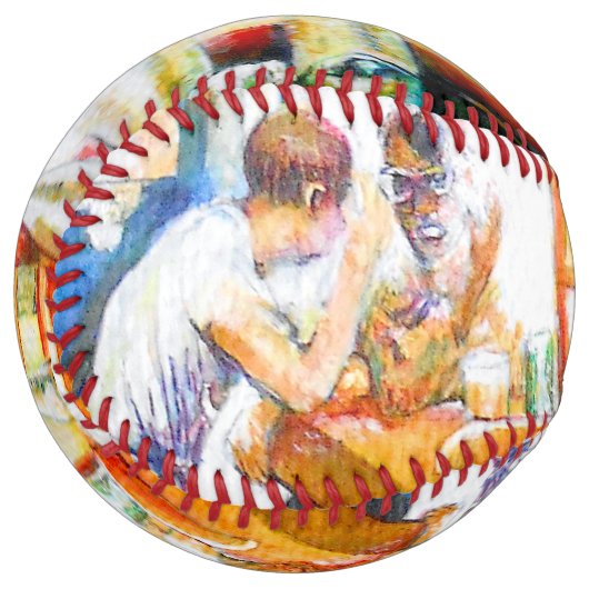 Balle De Softball Émotionnel pour motiver, logique pour justifier (Devant gauche)