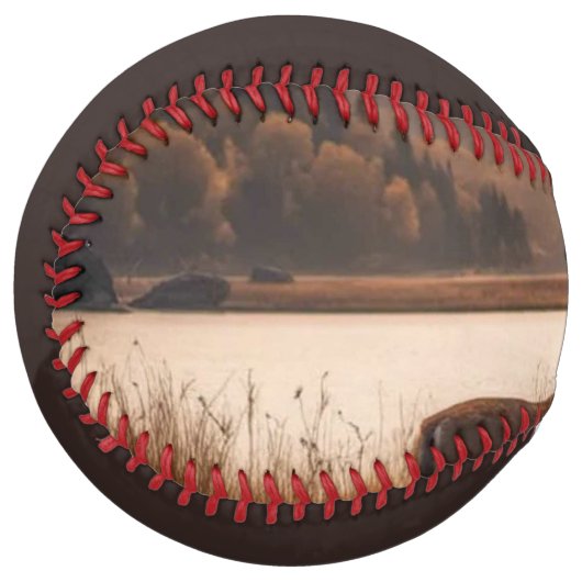 Balle De Softball Énorme cerf à cheval sur le lac Mountain (Devant gauche)