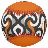 Balle De Softball Équipe Orange (personnaliser) (Devant)