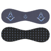 Balle De Softball Esprit maçonnique (bleu) (Panneaux)