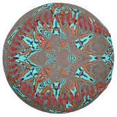 Balle De Softball Étoile fractale de la complexité (Devant gauche)