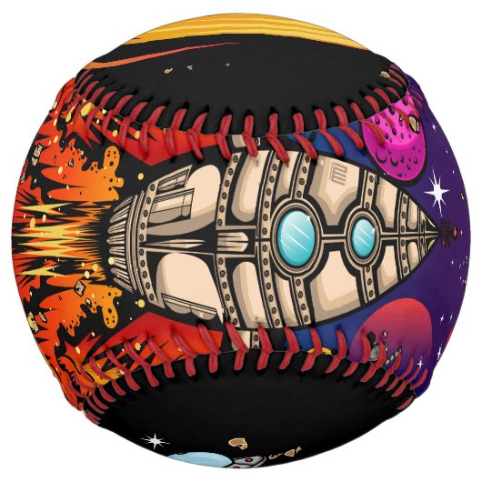 Balle De Softball Exploser le vaisseau spatial (Devant)