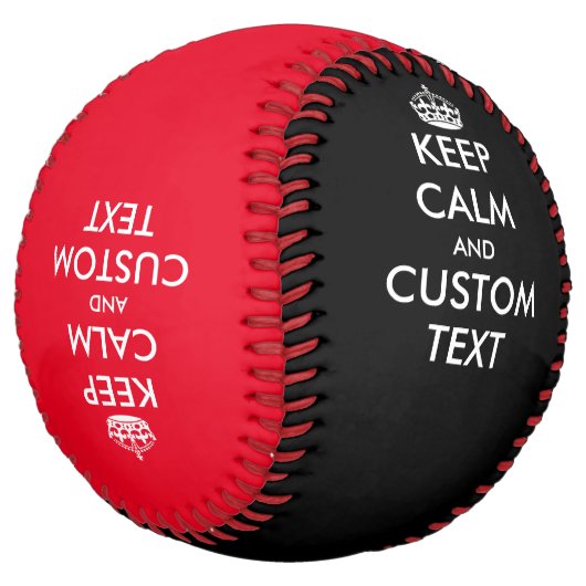 Balle De Softball Faites de votre cool un calme et de continuer le (Incliné)