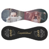 Balle De Softball Félicitations Grad Black Grad Graduation 2 Photo (Panneaux)