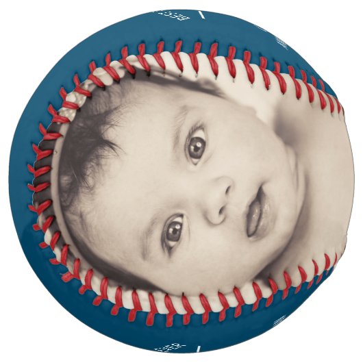 Balle De Softball Fête des pères personnalisée (Devant gauche)