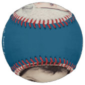 Balle De Softball Fête des pères personnalisée (Dos)