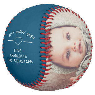 Balle De Softball Fête des pères personnalisée