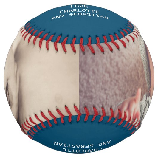 Balle De Softball Fête des pères personnalisée (Devant)