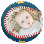 Balle De Softball Fête des pères Personnalisée Pure Super Papa (Devant gauche)