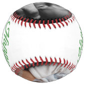 Balle De Softball Fête des pères personnalisée unique (Dos)