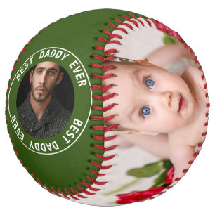 Balle De Softball Fête des pères personnalisée Vert personnalisé