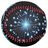 Balle De Softball Fierce Fireworks (personalize) (Devant gauche)