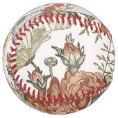 Balle De Softball Fleurs magnifiques (Devant gauche)