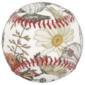Balle De Softball Fleurs magnifiques (Dos)