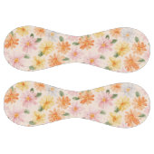Balle De Softball Fleurs Rose Jaune Bleu Pêche (Panneaux)