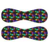 Balle De Softball Floral Rainbow Love Hearts Softball (Panneaux)