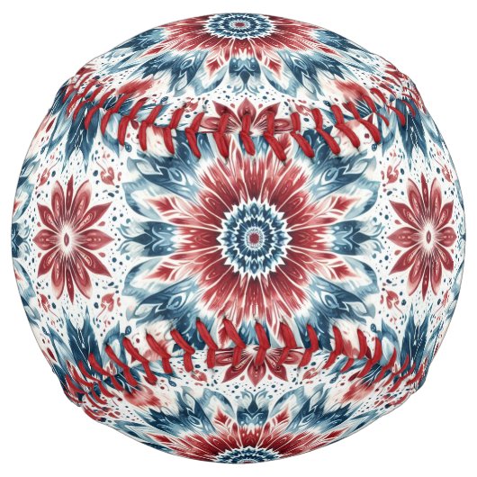 Balle De Softball Flower of Independence  (Devant)