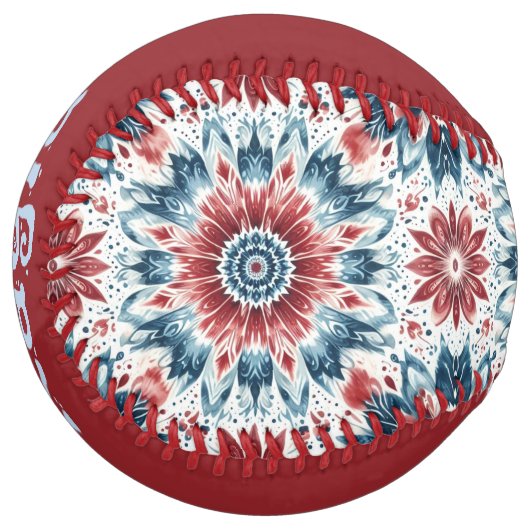 Balle De Softball Flower of Independence (customize) (Devant gauche)