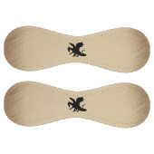 Balle De Softball Fond rustique de dragon noir (Panneaux)