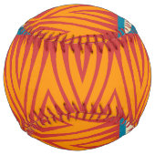 Balle De Softball Formes dans de rétros couleurs (Devant)