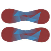 Balle De Softball Fragments bleus flottants (Panneaux)