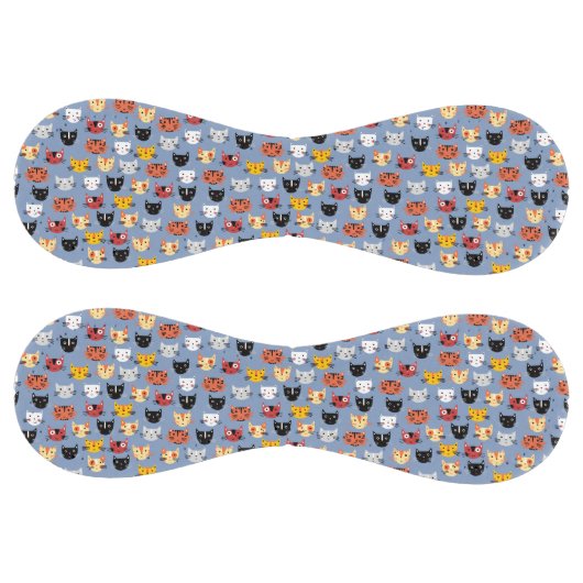 Balle De Softball Fun Chat Motif Bleu (Panneaux)