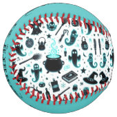 Balle De Softball Ghostly Glows (customize) (Devant gauche)