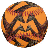 Balle De Softball Giraffes Mayhem, softball (Devant)
